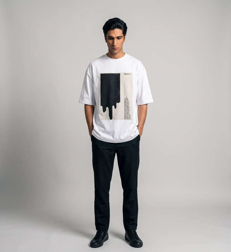 Reality — Unisex Terry Oversized Tee