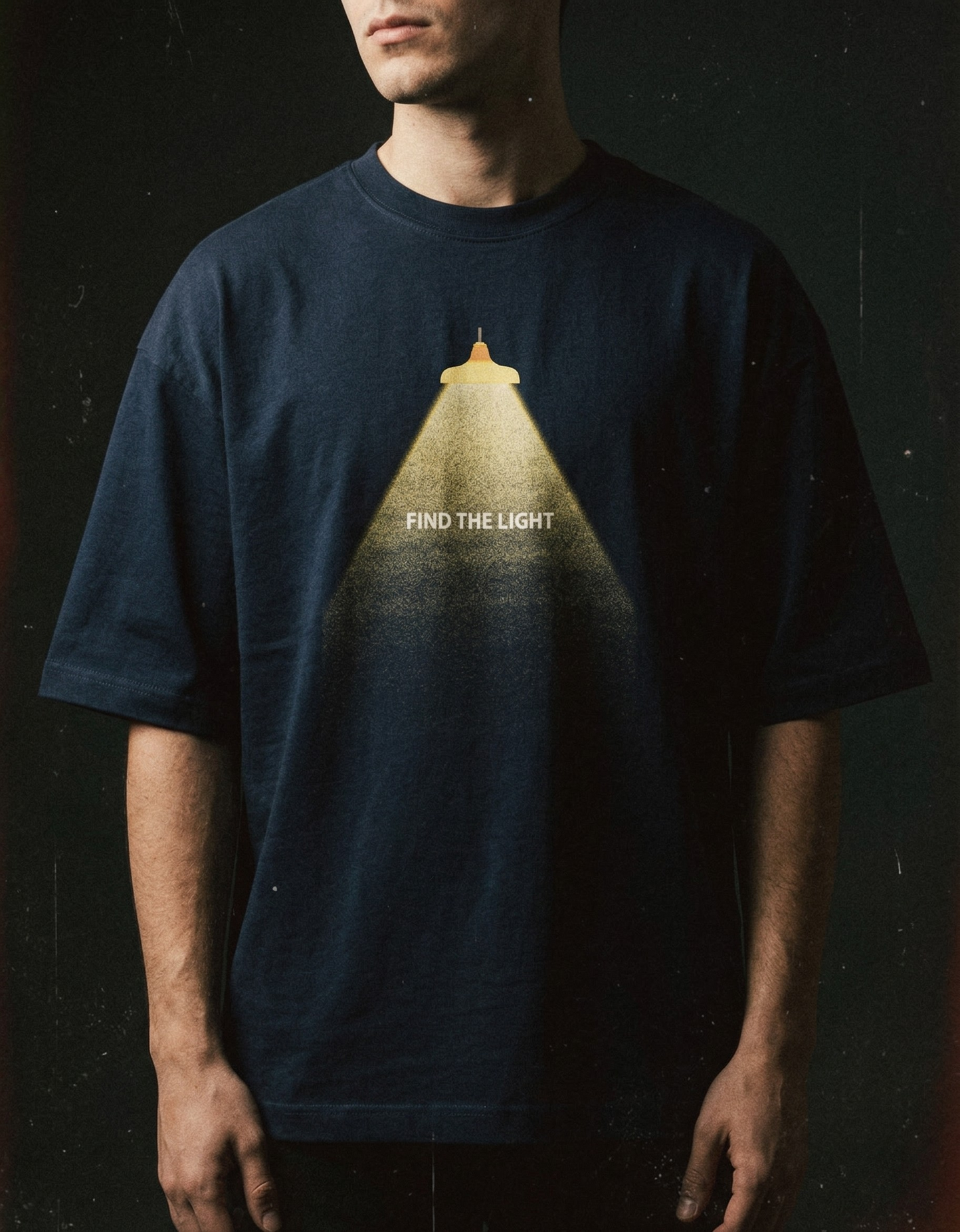 Find the Light — Unisex Terry Oversized Tee