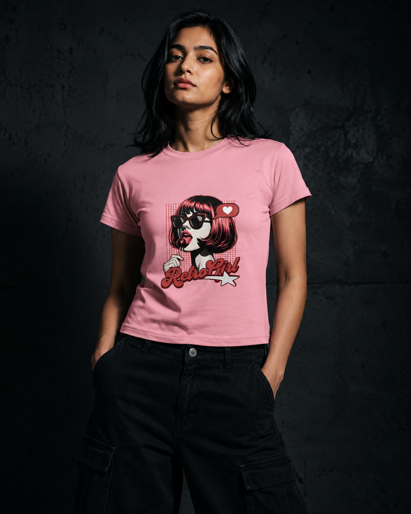 Retro Girl - Women's Classic Crew T-Shirt