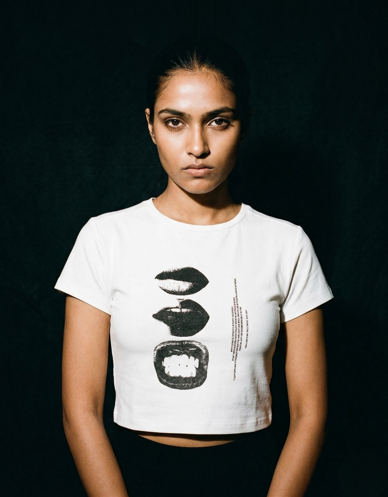 Speak — Women's Crop Tee