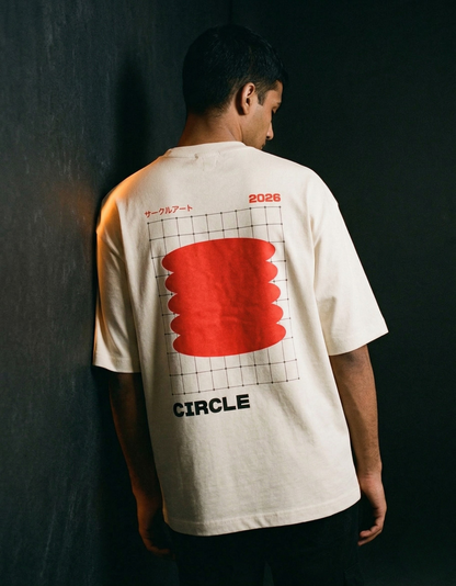 Circle — Unisex Terry Oversized Tee