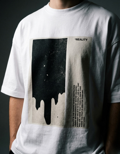 Reality — Unisex Terry Oversized Tee